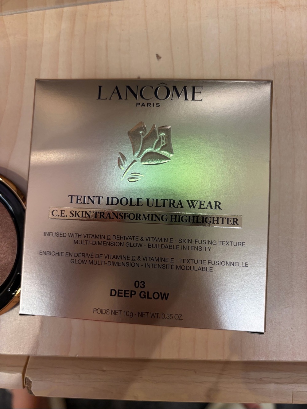 Lancome Teint Idole Ultra Wear C.E Skin Transforming highlighter#03 deep glow